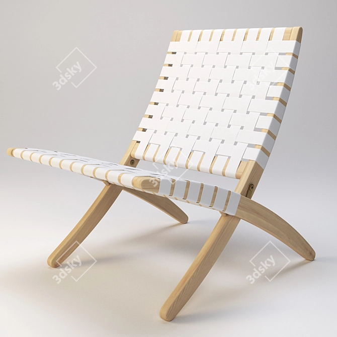 Foldable Design Classic: Carl Hansen MG501 3D model image 3