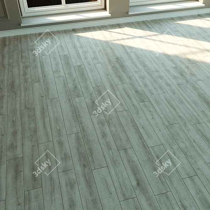 Evoke Oak Laminate Flooring 3D model image 1