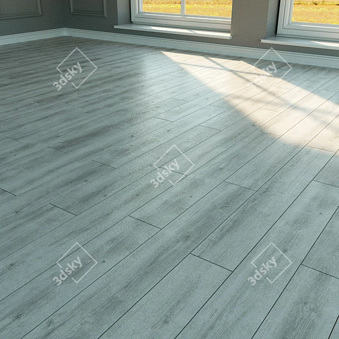 Evoke Oak Laminate Flooring 3D model image 2