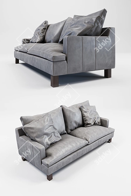 Luxury Furnishing: Timothy Oulton 2 Seater Sofa 3D model image 2