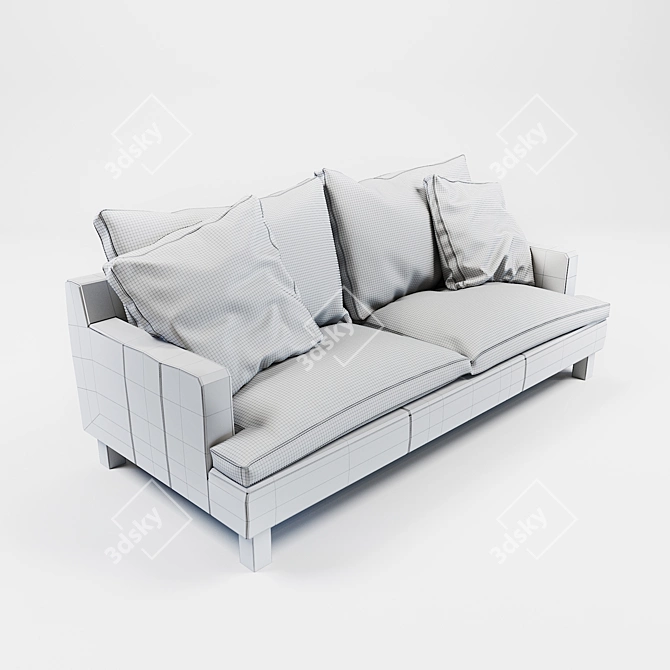 Luxury Furnishing: Timothy Oulton 2 Seater Sofa 3D model image 3