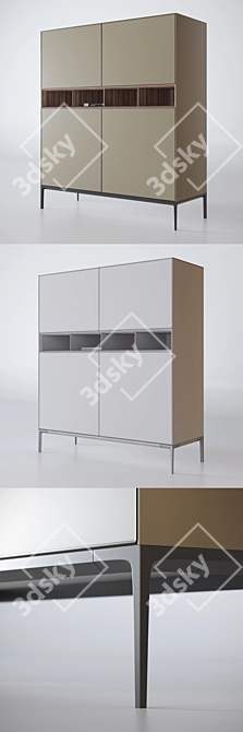 Customizable Freestanding Units: Rimadesio Self Up 3D model image 2