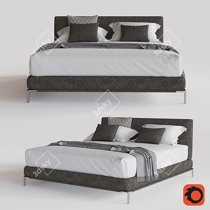 Sleek Flou Icon - Stylish Bedroom Essential 3D model image 1