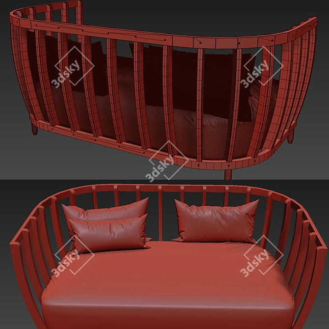 Modern Swing Sofa - Ethimov 3D model image 2