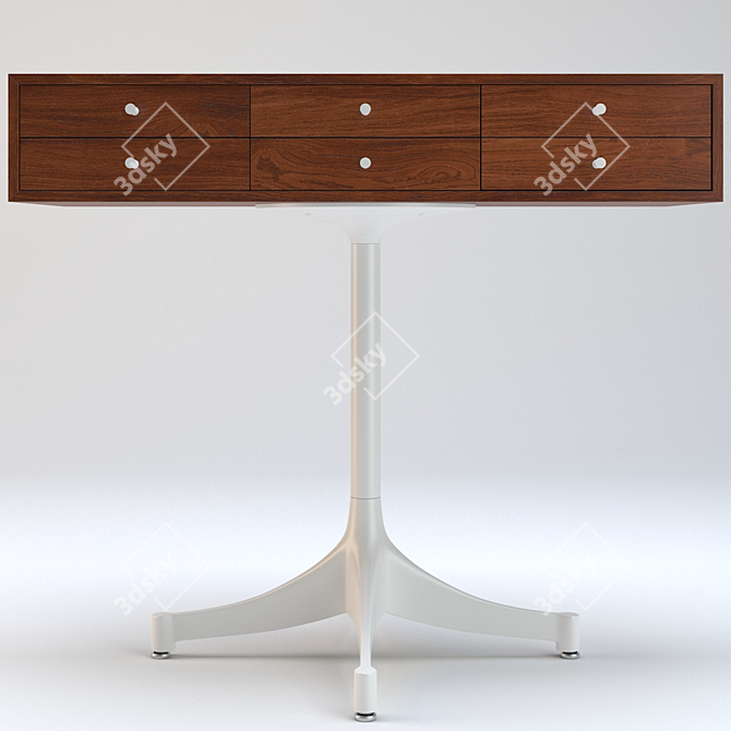 Vintage George Nelson Sideboards 3D model image 2