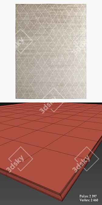 Restoration Hardware Rugs Collection 3D model image 3