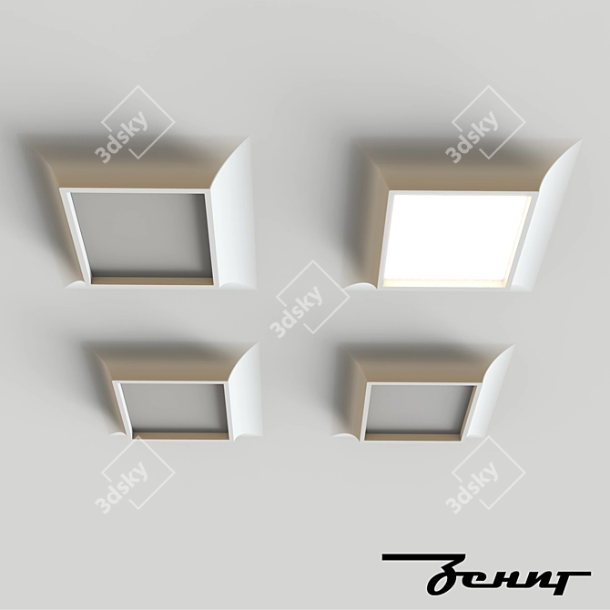 Zenit C50 LED Downlight 3D model image 1