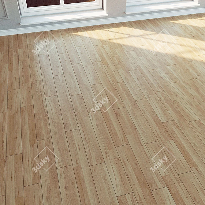 Natural Wood Laminate 007 3D model image 2