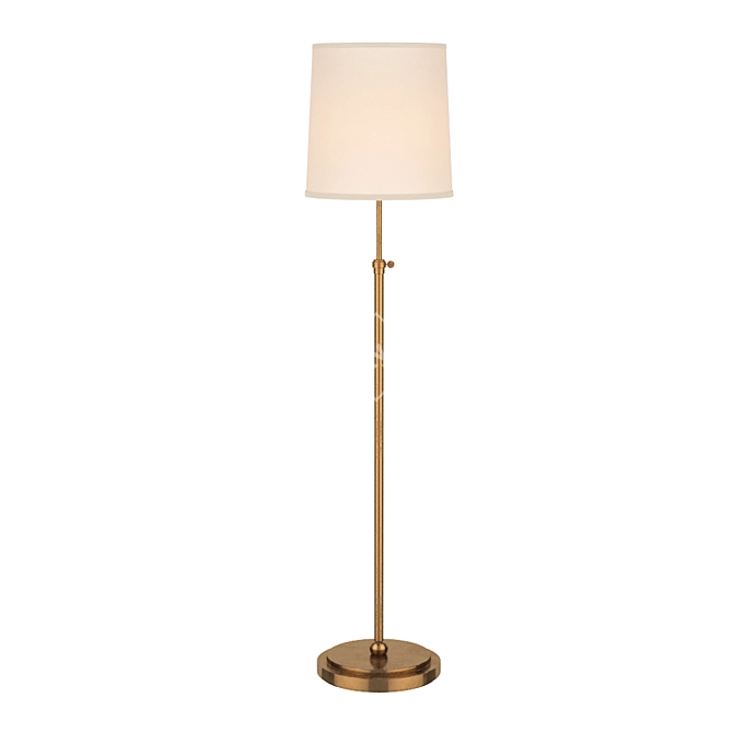 Bronze Bryant Floor Lamp 3D model image 1