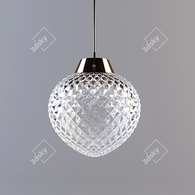 Maison Père Chandelier: Elegant Luminary 3D model image 1