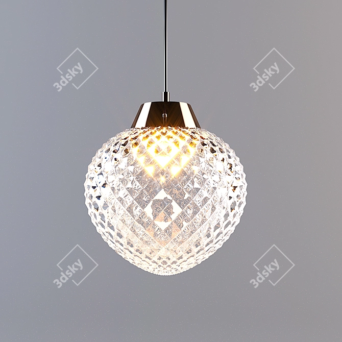 Maison Père Chandelier: Elegant Luminary 3D model image 2