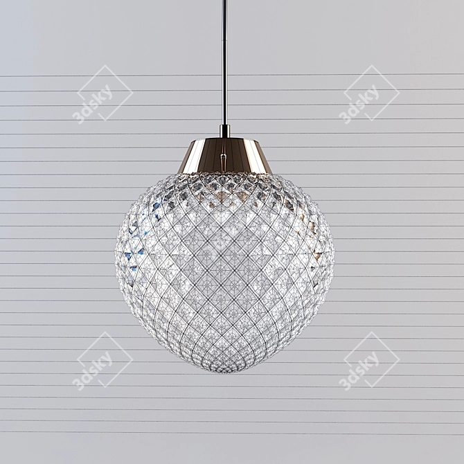 Maison Père Chandelier: Elegant Luminary 3D model image 3