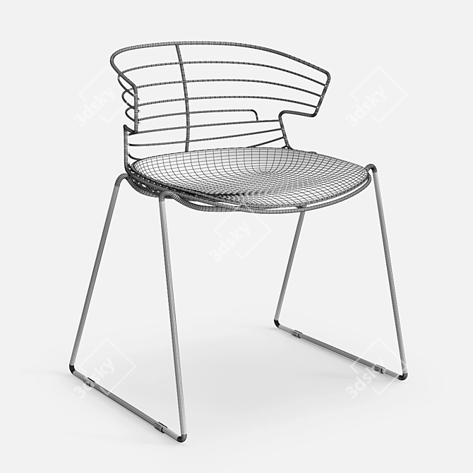 COVE Outdoor: Stylish Seating Harmony 3D model image 2