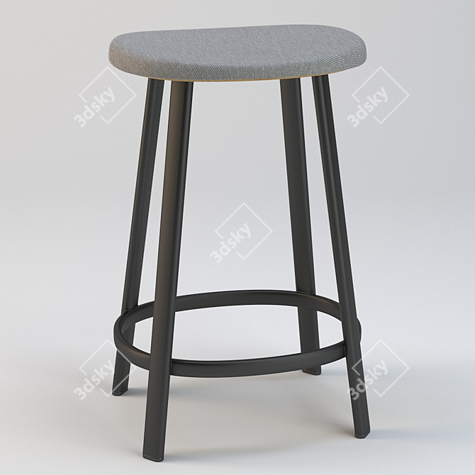 Luxury ANNO Stool - Elegant & Versatile 3D model image 2