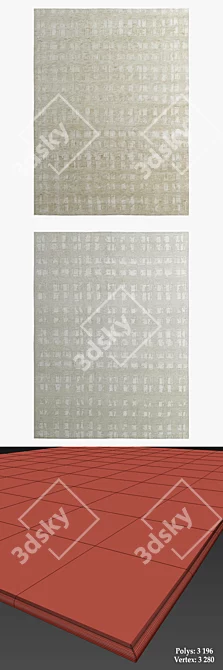 Restoration Hardware Rugs Collection 3D model image 3