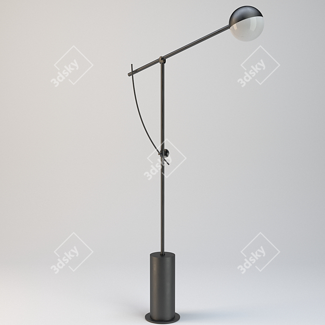 Yuue Balancer Floor Lamp 3D model image 1