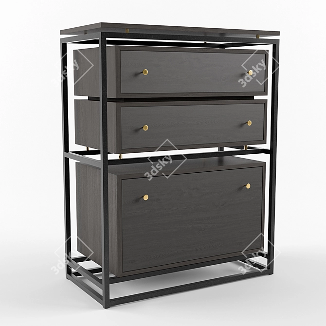 Modular ODA Storage System 3D model image 1