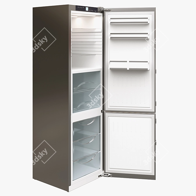 Liebherr CBS 1360: Sleek and Efficient Refrigerator 3D model image 3