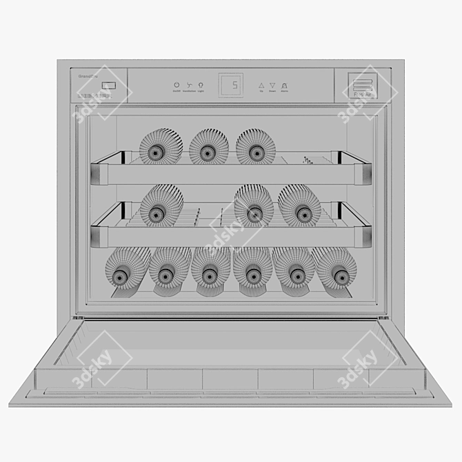  Liebherr HWgb 1803 Wine Cooler - Sleek and Stylish 24 Inch 3D model image 3