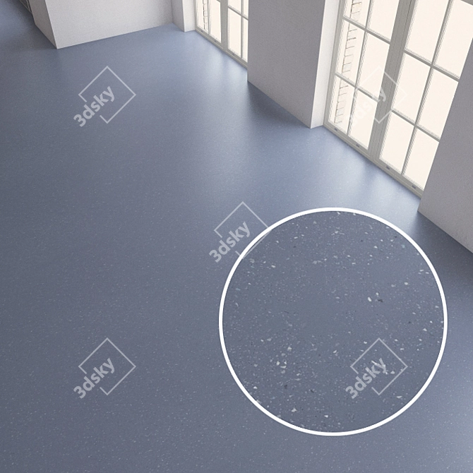 Seamless Vinyl Floor Tiles 3D model image 1