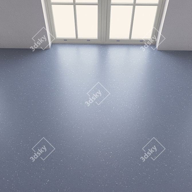 Seamless Vinyl Floor Tiles 3D model image 2