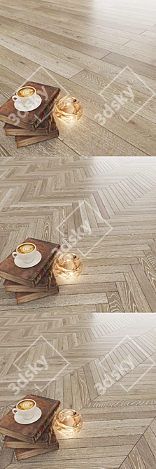 Truffle Oak Parquet 3D model image 2