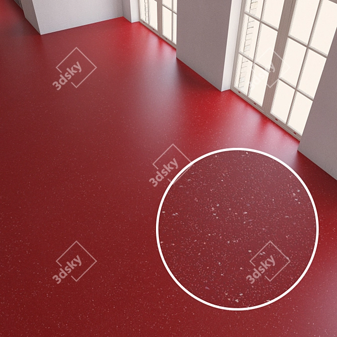 Seamless Forbo Vinyl Tiles 3D model image 1