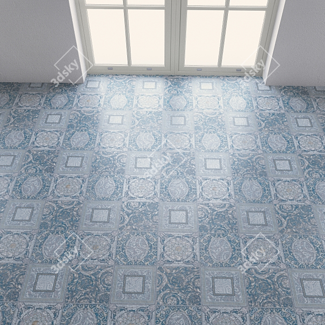 Seamless Vinyl Flooring by Tarkett 3D model image 2