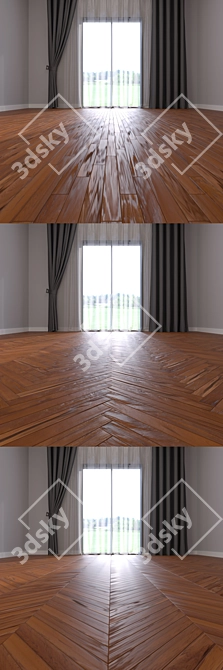 Parquet Tek: Versatile & Stunning Flooring 3D model image 3