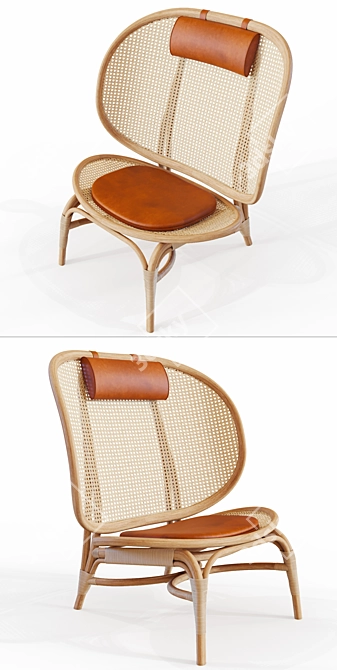 Minimalist Nomad Chair 3D model image 2