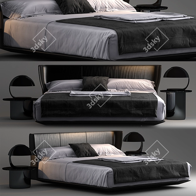 B&B Italia Alys Bed 3D model image 1