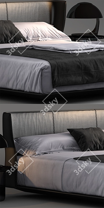 B&B Italia Alys Bed 3D model image 2