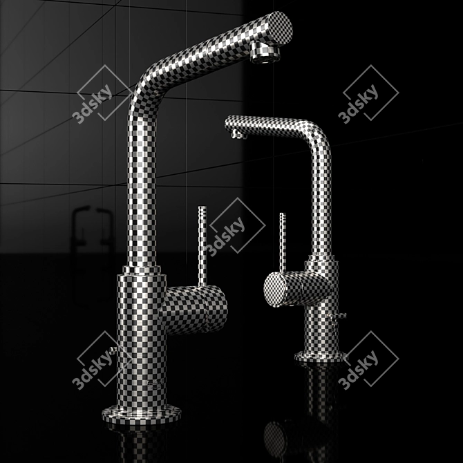 Elegant Grohe Atrio Mixer 3D model image 2