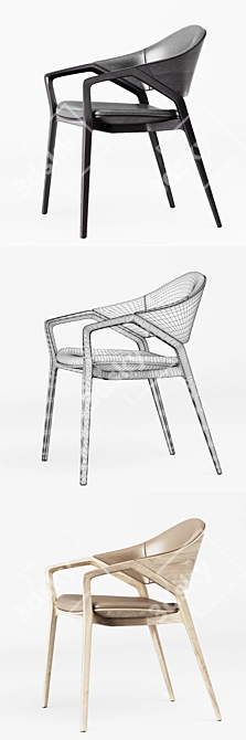 Elevate Your Space: 133 Ico Chairs 3D model image 3