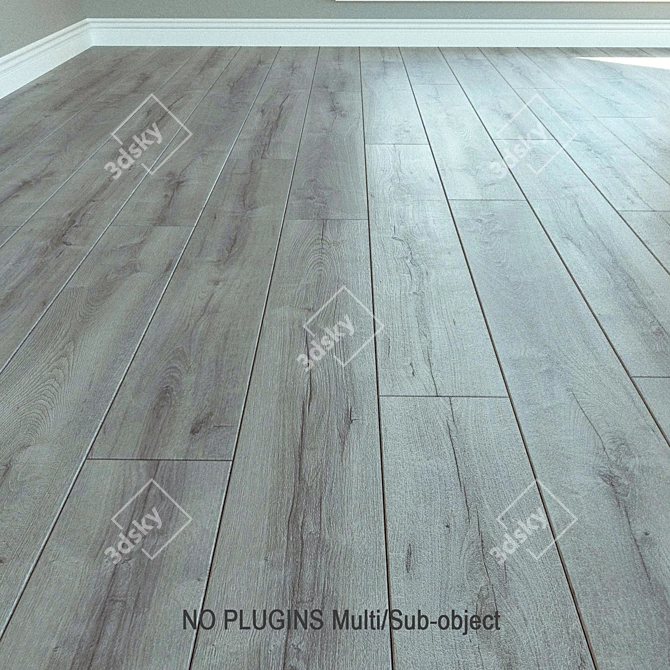 Avalon Oak Laminate Flooring 3D model image 1