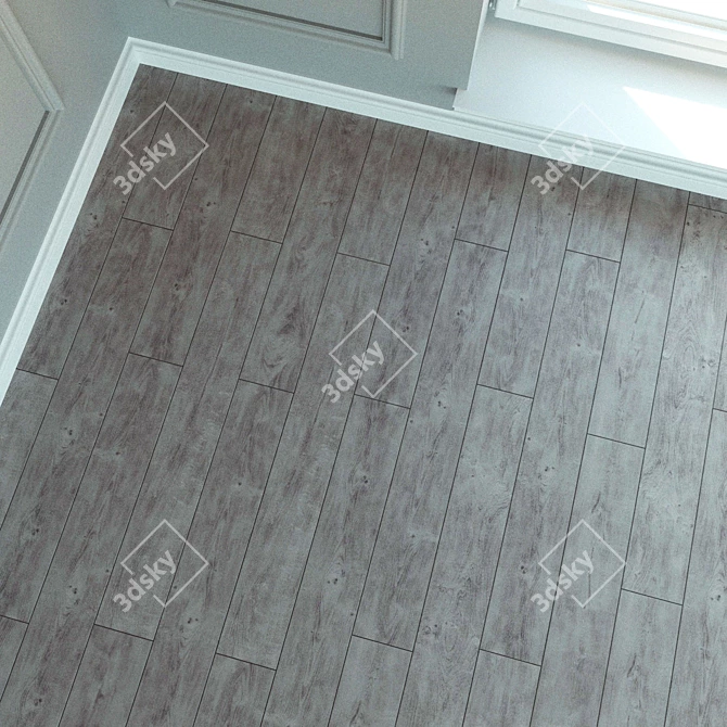 Natural Wood Laminate Flooring by KAINDL 3D model image 3