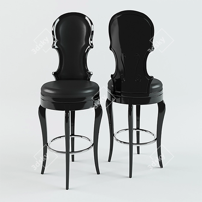 Colombostile 4790SGB Opera Stools 3D model image 1