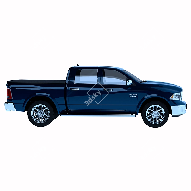 Powerful and Reliable: Dodge Ram 1500 3D model image 3