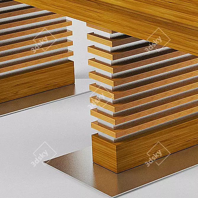 Trang Meeting Room Table 3D model image 2