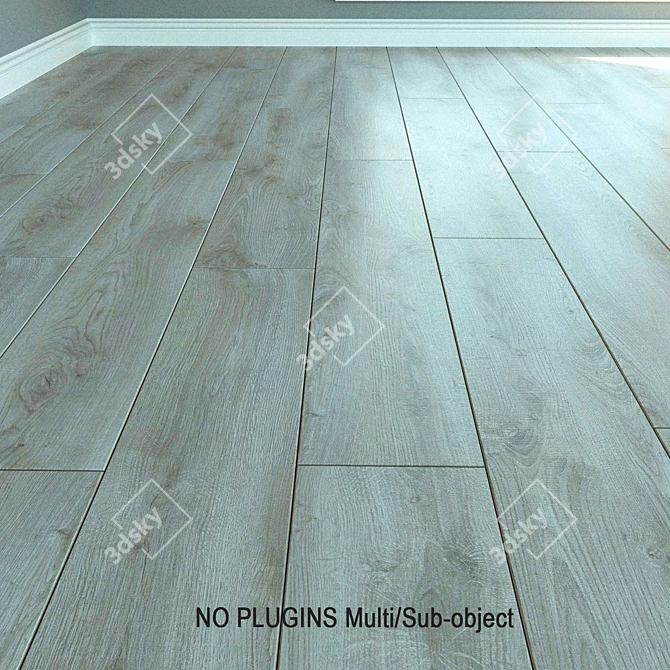 Kaindl Oak Palena: Natural Wood Laminate 3D model image 1