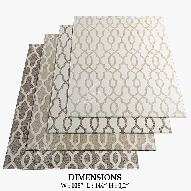 RestoWare Rugs 140: Timeless Elegance 3D model image 1