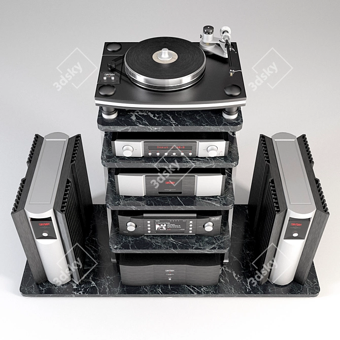 Ultimate Hi-Fi System: Mark-Levinson & Revel 3D model image 2