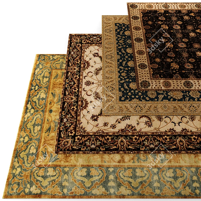 Luxury Home Rug Collection 3D model image 1