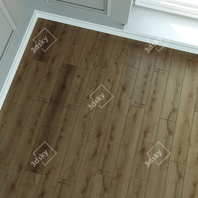 Native Aged Oak Laminate 3D model image 3