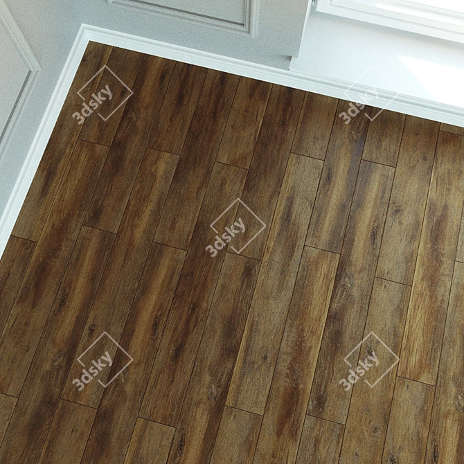 Nordic Shore Oak Laminate 3D model image 3