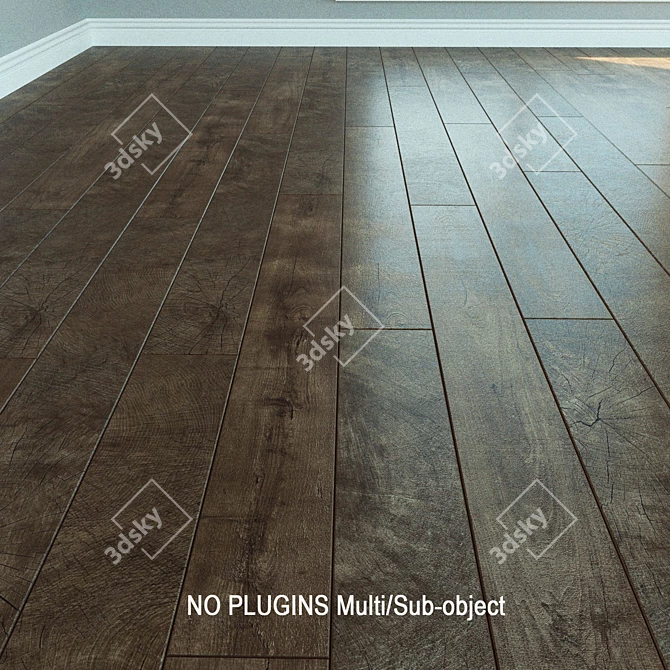 Nuss Fresco Root Laminate Flooring 3D model image 1