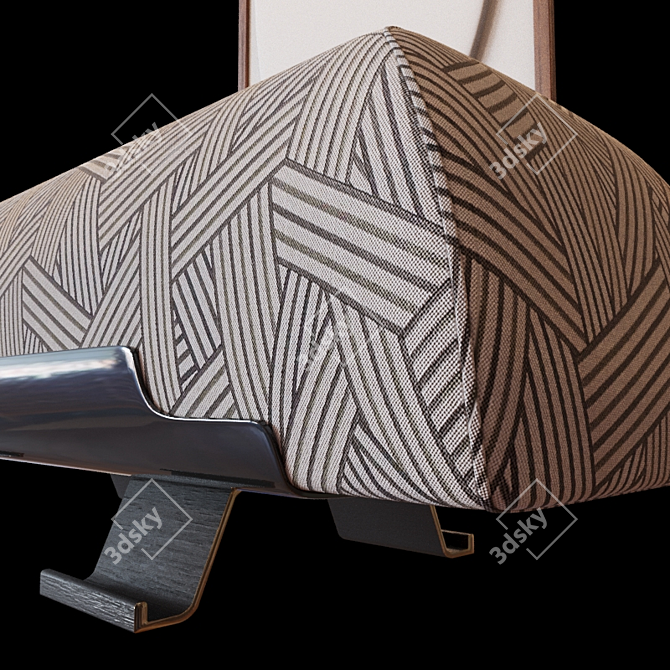 Elegant Set by Salvagni: Table, Bench & Lamp 3D model image 2