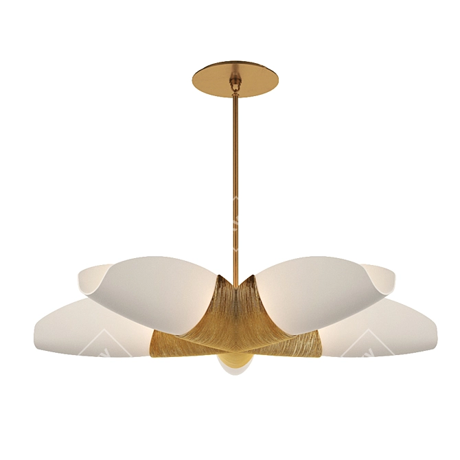 Kelly Wearstler Utopia Gild Chandelier - 5 Light 3D model image 1