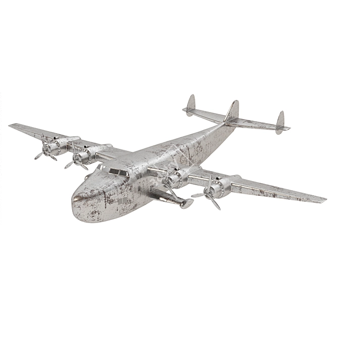 Boeing 314 Clipper Model: Timeless Aviation Elegance 3D model image 1