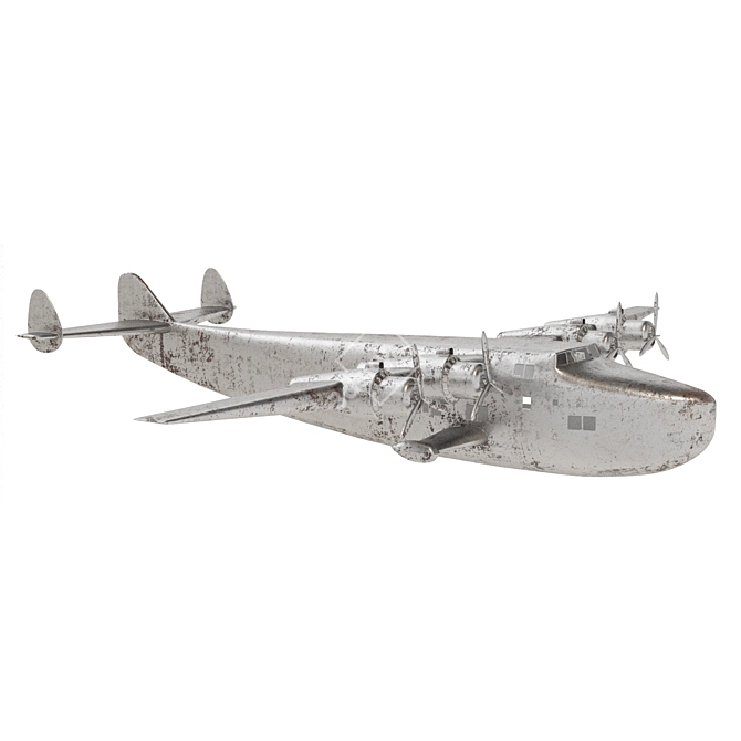 Boeing 314 Clipper Model: Timeless Aviation Elegance 3D model image 2